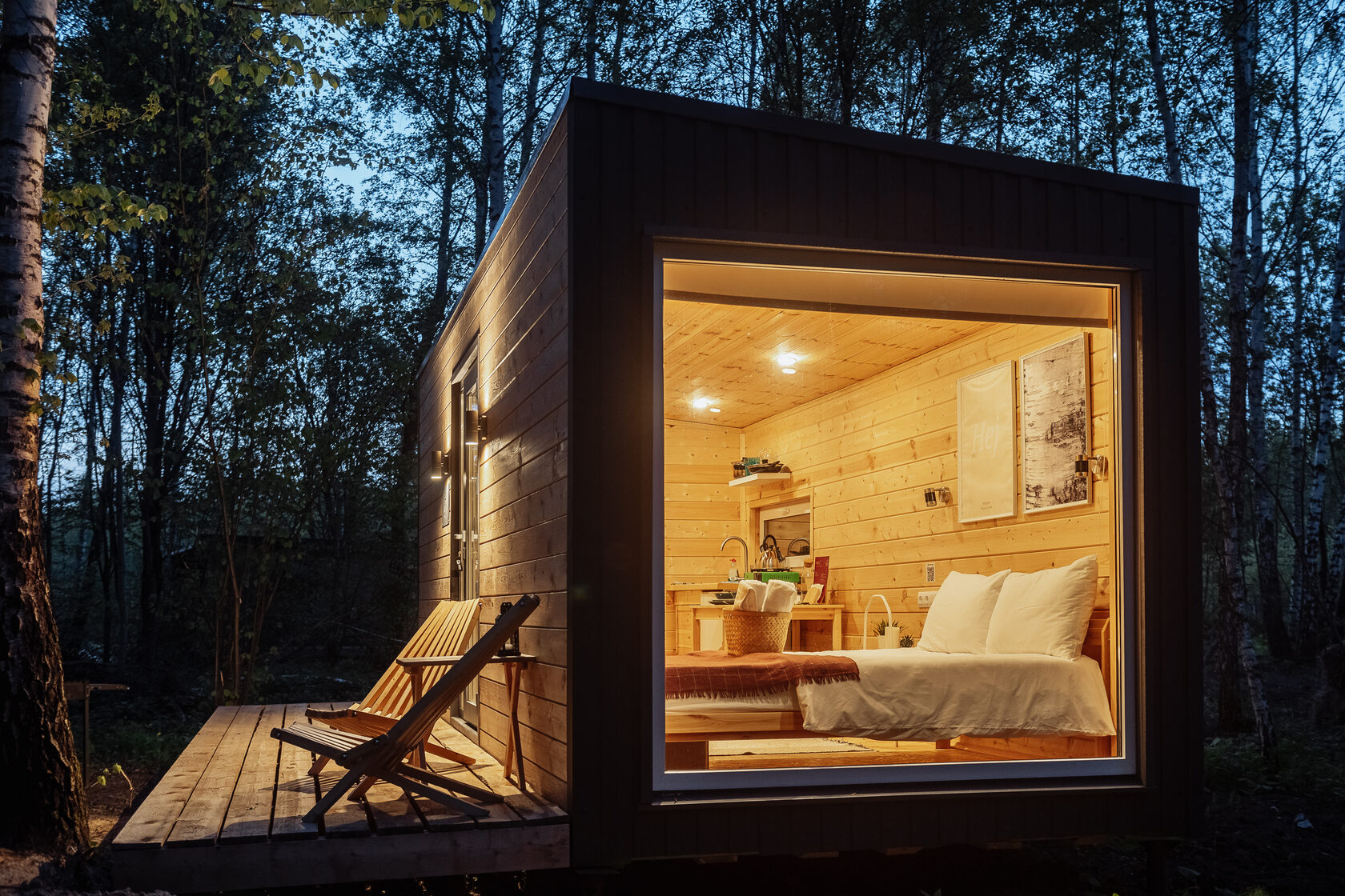 Treehouse glamping home